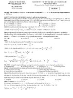 HD giai chi tiet de thi thu DH lan 2 nam 12-13. Hậu Lộc 2