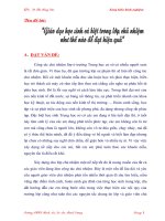 skkn giáo dục học sinh cá biệt trong lớp chủ nhiệm như thế nào để đạt hiệu quả