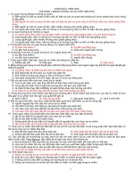 trac nghiem sinh 12 hoc ki 2