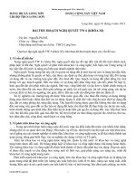 Bài thu hoạch nghị quyết TW 6 (khóa XI)