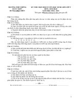 Đề HSG sinh 9