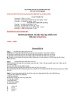 Sinh học ôn thi tốt nghiệp và đh