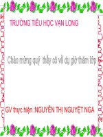 Môn toán tuần 29 - Tiết 