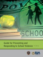 Guide for Preventing and Responding to School Violence
