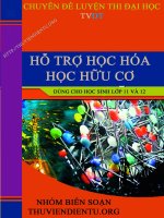Hỗ trợ hoá học hữu cơ ( luyện thi đại học)