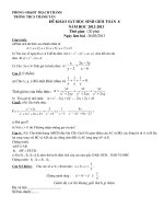 DE KHAO SAT HSG TOAN 8-2013