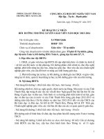 Bồi dưỡng thường xuyên 1013-2014 môn toán THCS