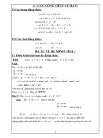 mot so chuen de ve DBT CAN can phai xem