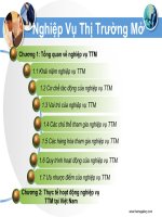 Báo cáo môn lý thuyết tài chính tiền tệ Nghiệp Vụ Thị Trường Mở