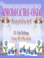 Tiết 110 Câu trần thuật đơn