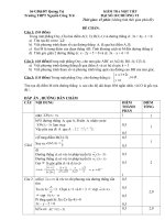 bài kiểm tra 1 tiết hình học 10 chương 3