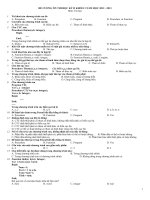 ĐỀ CƯƠNG ÔN TẬP HỌC KỲ II KHỐI 11 NÔN TIN HỌC