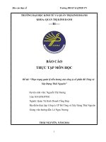 Báo cáo thực tập về công tác quản lý tiền lương tại CTCP Bê tông và Xây dựng Thái Nguyên