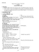 Giáo an tuân 26, lớp 5. Năm học : 2012 - 2013