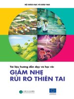 Hướng dẫn dạy và học về giảm nhẹ rủi ro thiên tai
