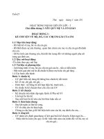 Hoạt động ngoài gời lên lớp 3 từ tuần 25 đến tuần 33 (MỚI)