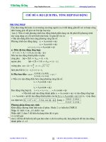 CHỦ ĐỀ 4 ĐỘ LỆCH PHA TỔNG HỢP DAO ĐỘNG MÔN VẬT LÝ 12