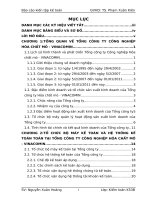 Báo cáo kiến tập kế toán tại Tổng công ty Công nghiệp hóa chất mỏ  Vinacomin