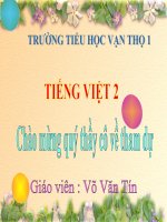 Tiếng việt lớp 2 bài Vì sao cá không biết nói