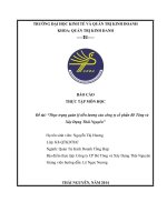 báo cáo thực tập quản lý tiền lương tại Công Ty Cổ Phần Bê Tồng và Xây Dựng Thái Nguyên