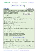 CHỦ ĐỀ 2 CON LẮC LÒ XO VẬT LÝ 12