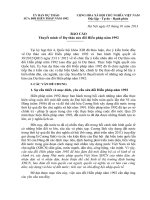 tài liệu góp ý dự thảo sửa đổi HP 1992