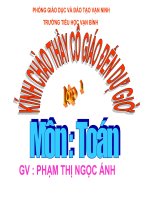 BẢNG CỘNG VÀ TRỪ TRONG PHẠM VI 10 LỚP 1