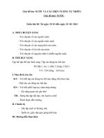 giao an chu de hien tuong tu nhien