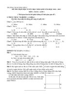 Đề thi học sinh giỏi toán lớp 3 nam hoc 2012 - 2013