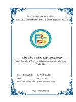 BÁO CÁO THỰC TẬP TỔNG HỢP Công ty cổ phần thương mại – xây dựng Ngân Phú