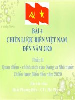 Bài 4.2 Quan điểm, chính sách về Biển Việt Nam
