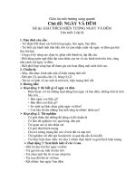 chủ đề: Thiên nhiên/ giáo án MTXQ