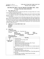 Kế hoạch thực tập sư phạm năm III