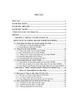 Luận văn thạc sỹ: Hoàn thiện phân tích tài chính tại Công ty Bảo hiểm PVI Hà Nội