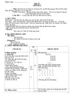 Giáo án thể dục 9 kỳ 2