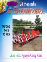 khối hộp và cầu