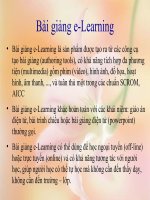 huong dan thiet ke môt Bài giảng e-Learning