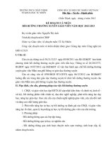 Ke hoach boi duong  thuong xuyen cua GV