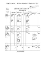 Đề KT đại 9- có ma trận