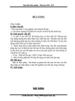 SKKN:ĐỔI MỚI PPDH MÔN SINH HỌC GẮN VỚI PHONG TRÀO XÂY DỰNG TRƯỜNG HỌC THÂN THIỆN, HS TÍCH CỰC