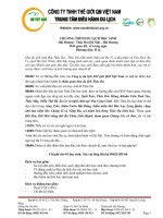 Chuong trinh du lich hoc sinh,sinh vien