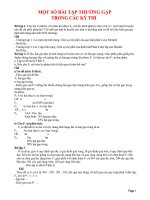 mot so bai tap thuong gap trong ki thi sinh 9
