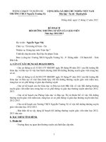 kế hoạch bồi dưỡng thương xuyên