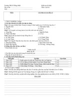 đề kiểm tra 45 phút học kỳ II