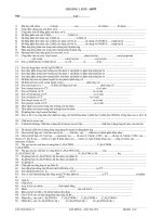 Câu hỏii nhỏ Hóa 12 ôn Tốt nghiệp