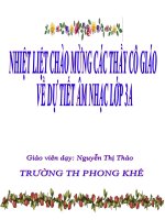 AN 3:Học hát: Bài Ngày mùa vui (tiết 14)