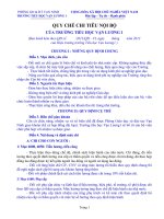 Quy chế chi tiêu nội bộ năm 2013