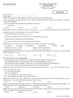 Đe thi dại hoc Hay sưu tam