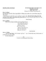 Đề thi HSG văn 7 năm học 2012-2013