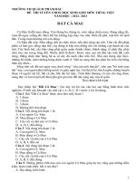 Đề bồi dưỡng HS giỏi Tiếng Việt lớp 5